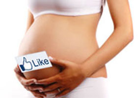 Annoncer sa grossesse avec sur facebook